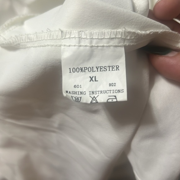 Women’s Tie Strap Square Neck Midi Dress with Slit - Picture 6 of 6